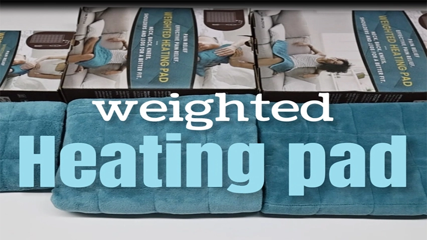 Coussin chauffant pondéré