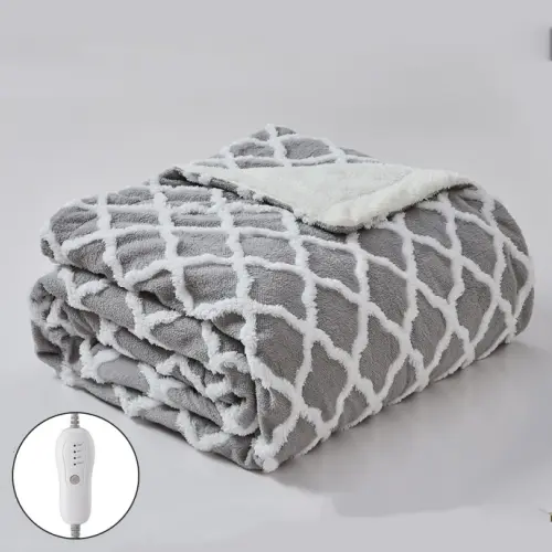 Lit simple lavable sur couverture électrique