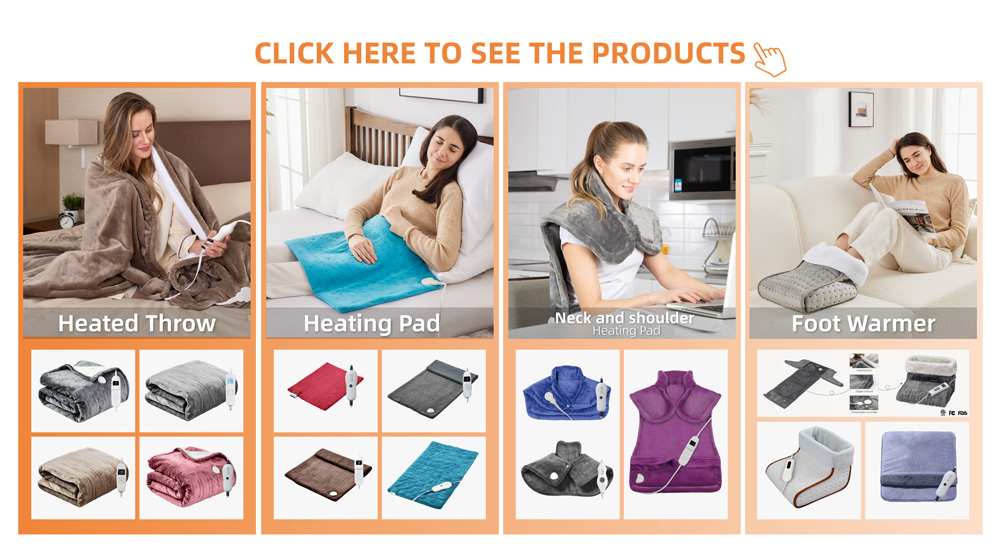 electric heated blanket products